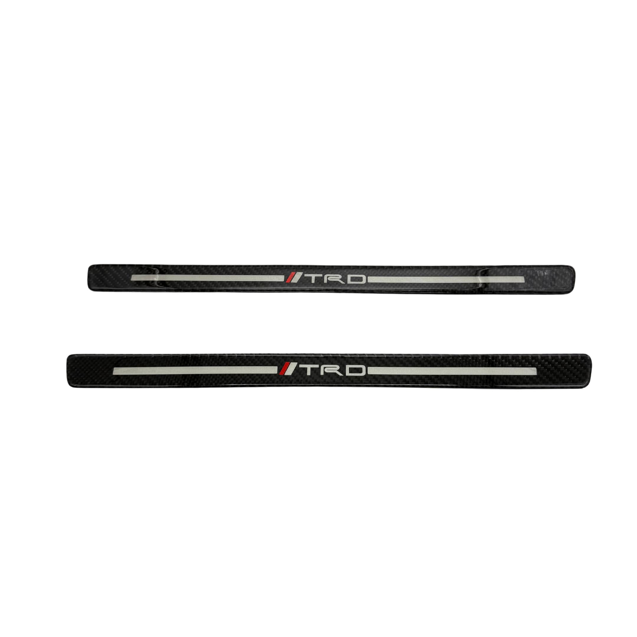 JDM Station TRD Style Carbon Style Door Sills Toyota FT86 2017-2020 | 86DOORSILLTRD-CF
