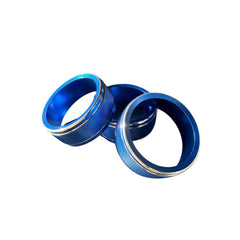 JDM Station Textured AC Trim Knob (3pc) Blue Subaru WRX / STI 2015-2021 | SUBAC-BL