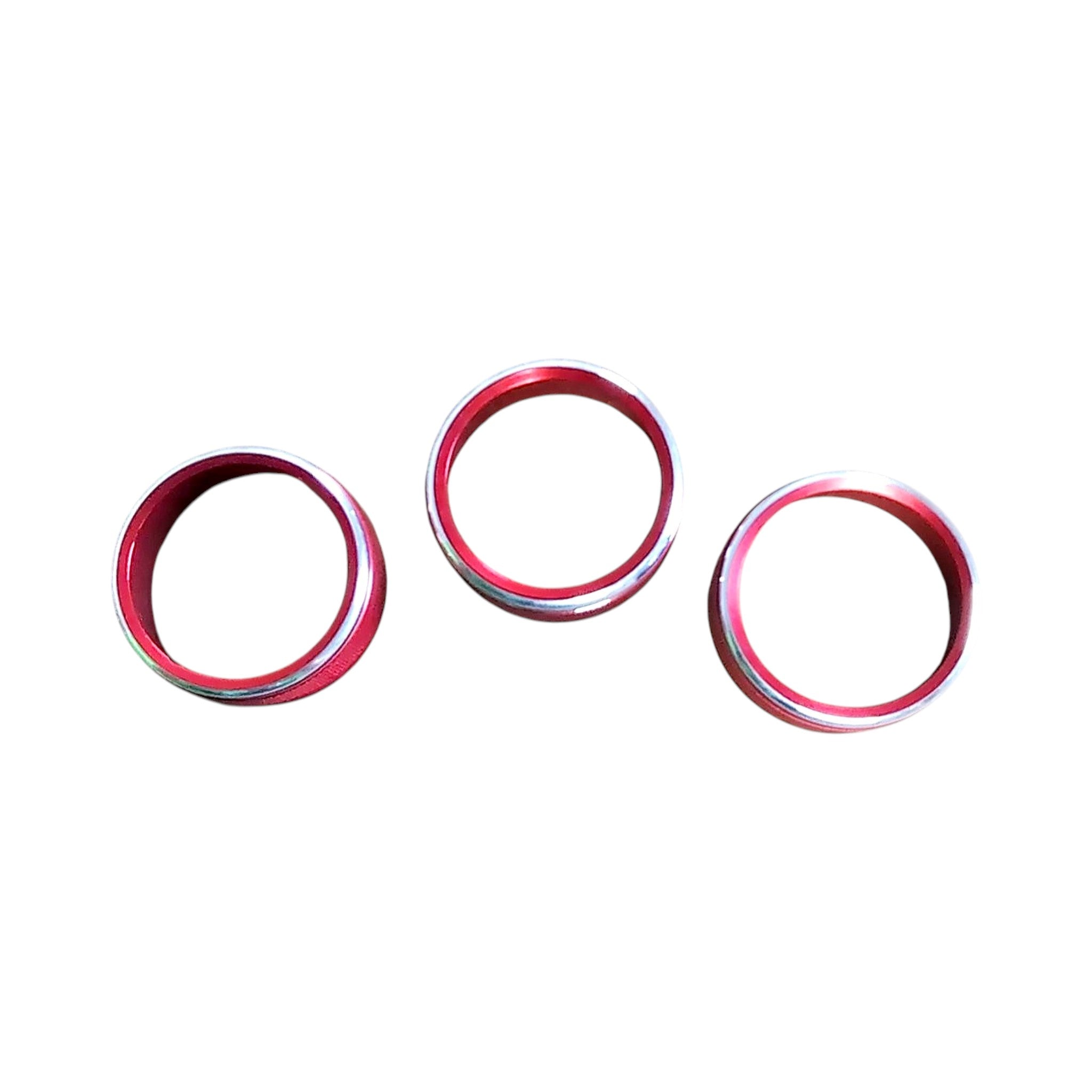 JDM Station Textured Climate Control Knob (3pc) (Red) WRX / STI 2015-2021 | JDMS-SUBAC-RD