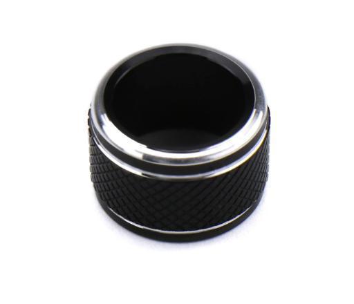 JDM Station Textured Mirror Trim Knob Black Subaru WRX / STI 2015-2021 | JDMS-SUBMIR-BK