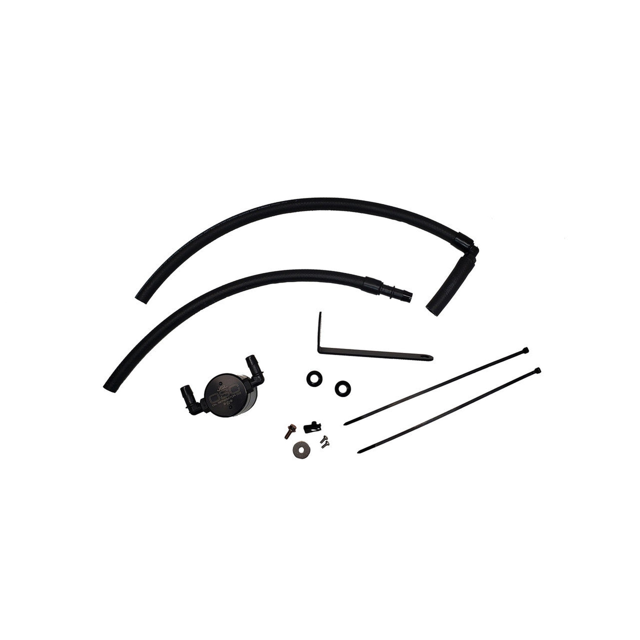 J&L Oil Separator 3.0 Passenger Side Black Subaru BRZ / Toyota GR86 2022-2026 | 3117P-B