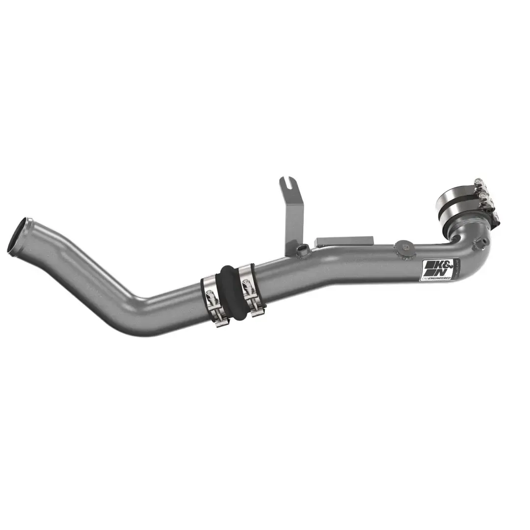 K&N Aluminum Charge Pipe Kit Gunmetal Gray Honda Civic Si 2022-2026 | 77-1022KC
