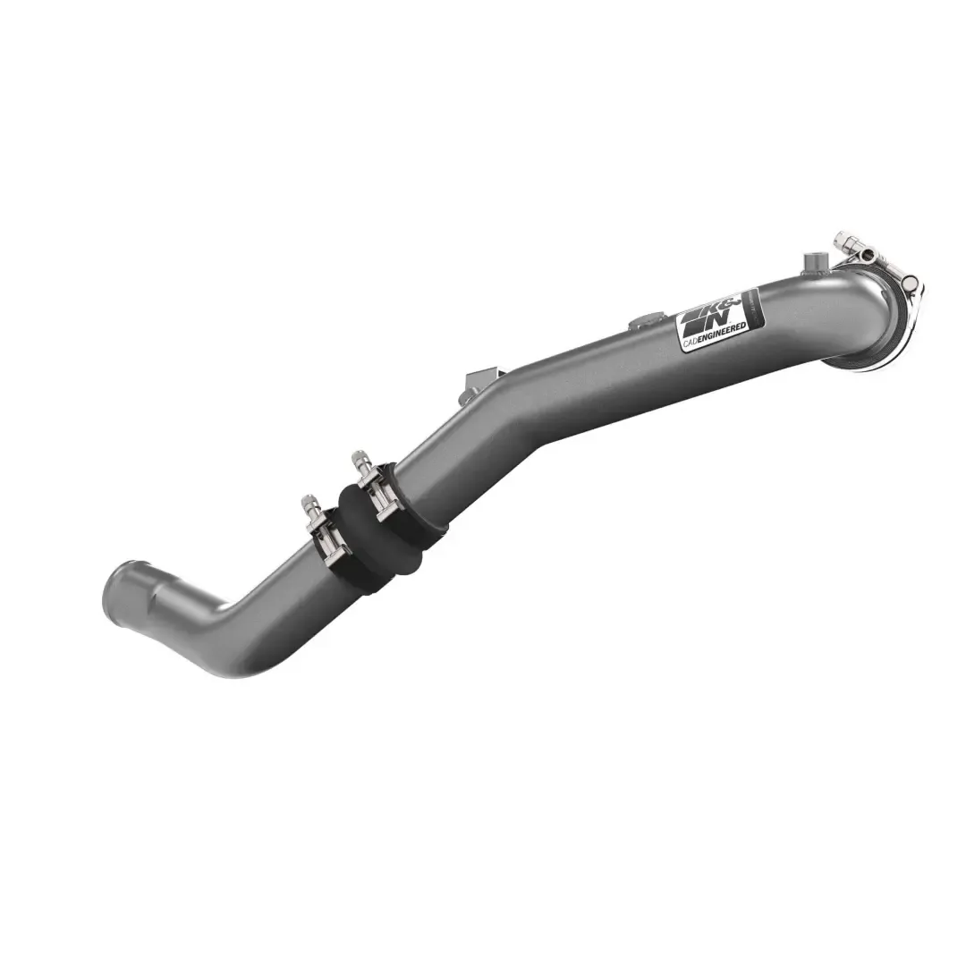 K&N Aluminum Charge Pipe Kit Gunmetal Gray Honda Civic Si 2022-2026 | 77-1022KC