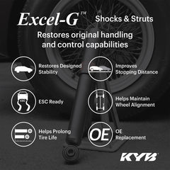 KYB Excel-G Gas Strut Front Right Honda Civic Hatchback 2017-2021 | 3340330