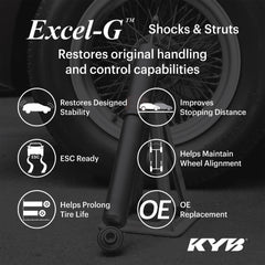 KYB Excel-G Rear Shock Absorber Subaru Impreza 2017-2019 | 340042
