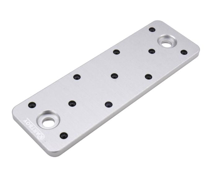 Kartboy CNC Aluminum Dead Pedal w/ Buck Rivets WRX 02-21 / STI 04-21 | KB-100-PEDAL-SIL