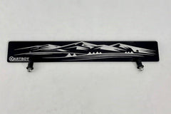 Kartboy Front Plate Delete w/ Mountain Logo Subaru | KB-055-PL-MTN