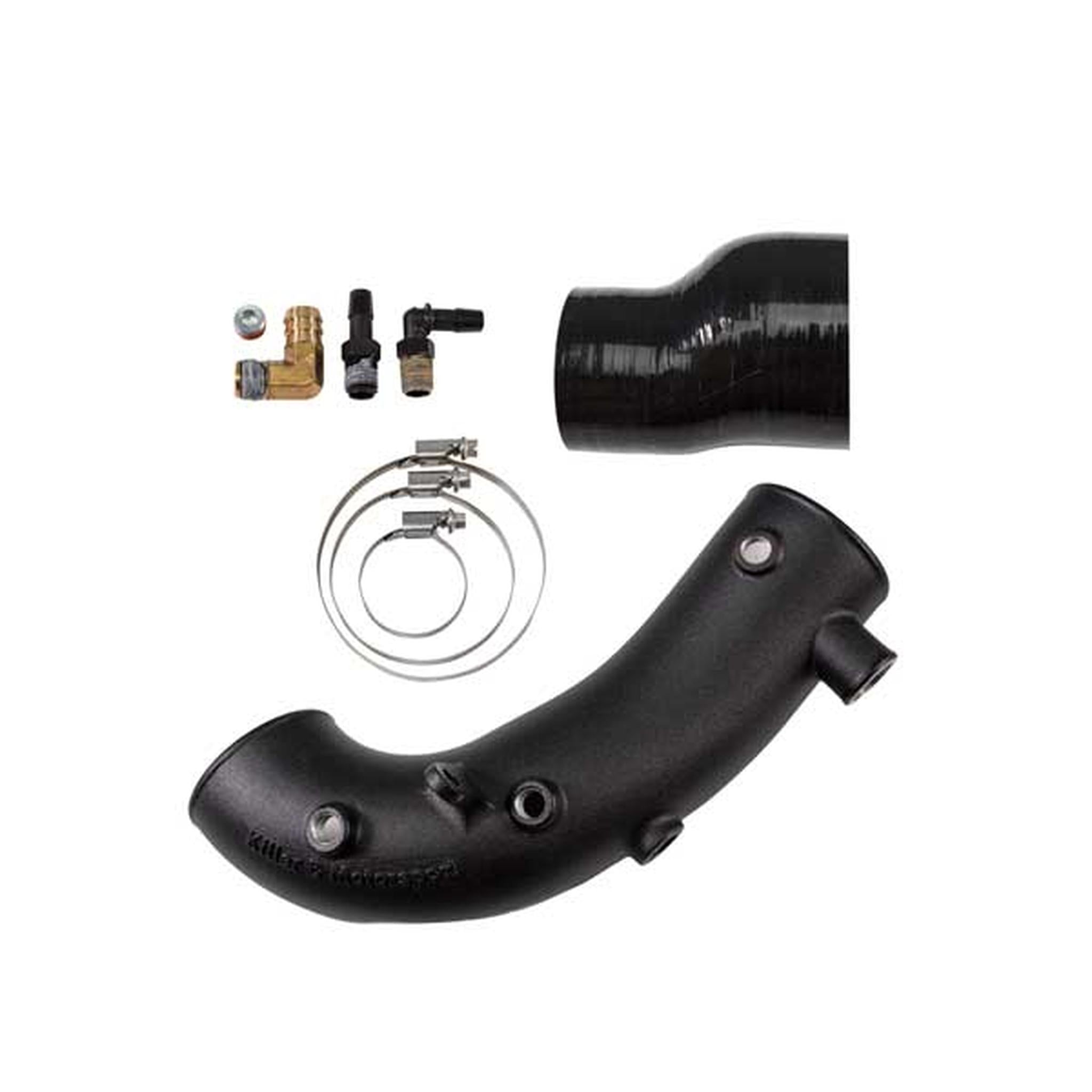 Killer B Extreme Flow HARD Turbo Inlet With 84mm Coupler Speed Density WRX 02-14 / STI 04-21 | EJTI-84-SD