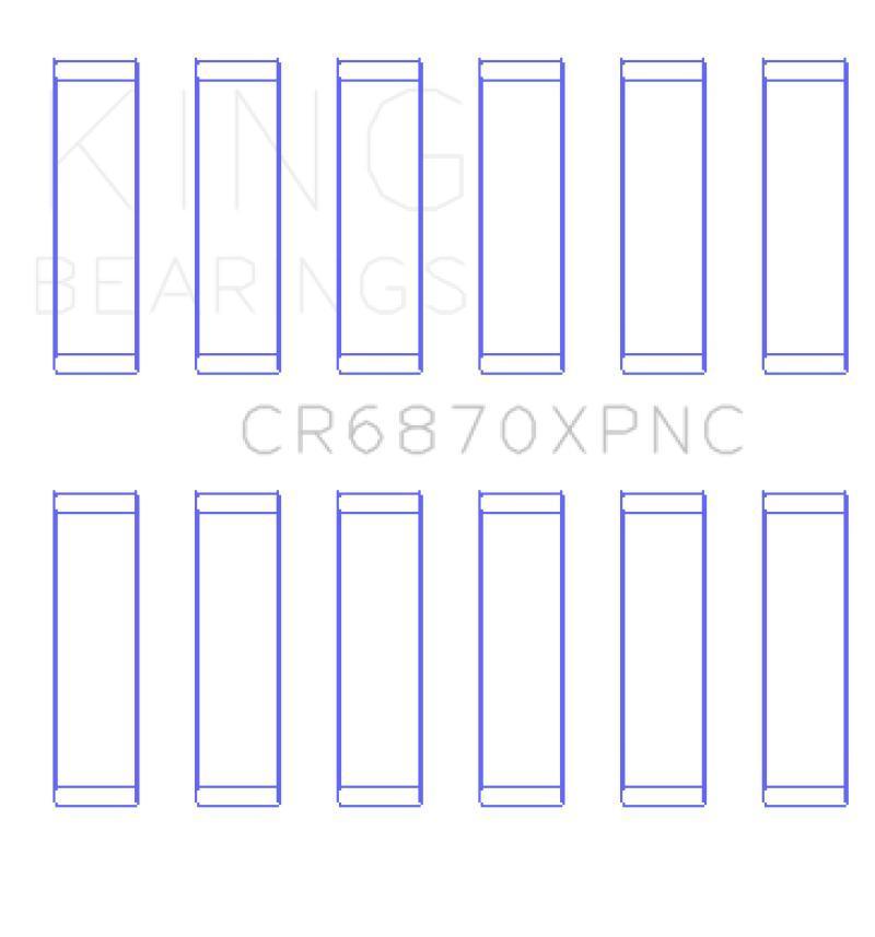 King Size (+.025) pMaxKote Performance Connecting Rod Bearing Set Nissan GT-R 2009-2024 | CR6870XPNC0.25