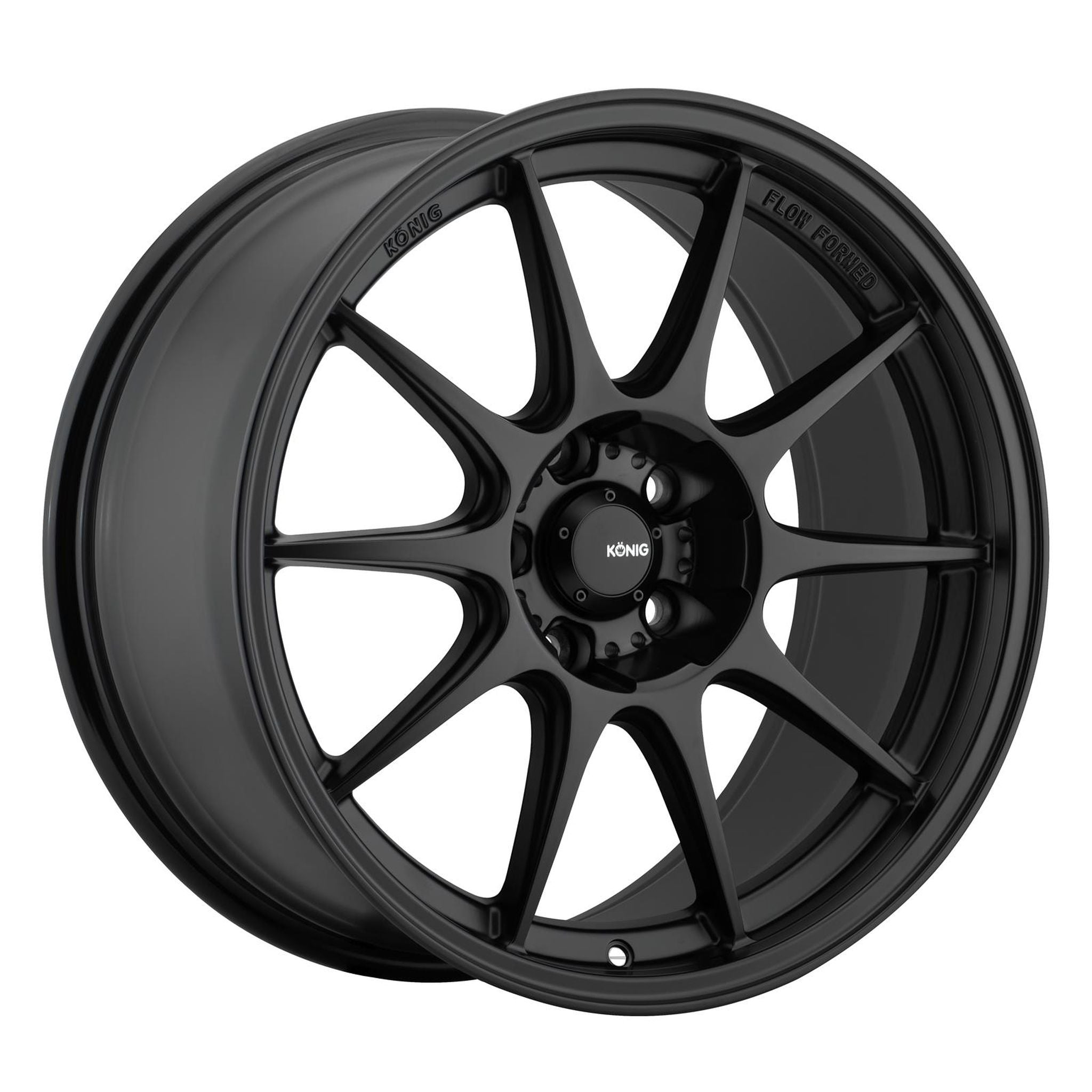 Konig 57B Dekagram Semi-Matte Black Wheel 18X8.5 5X100 +44mm 73.00HB