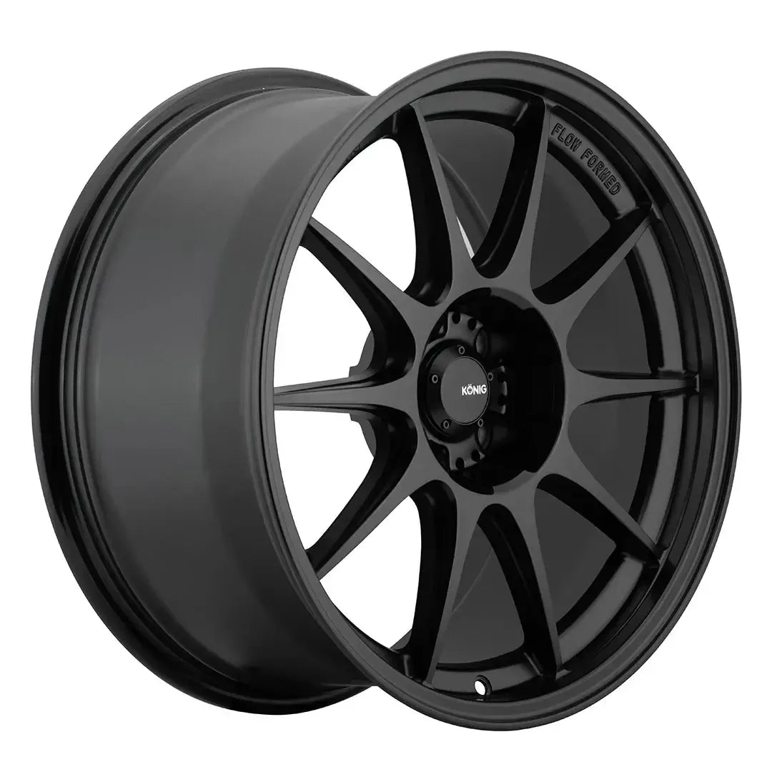 Konig 57B Dekagram Semi-Matte Black Wheel 18X9.5 5x114.3 +25mm 73.00HB