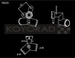 Koyo Aluminum Filler Neck Scion FR-S 2013-2016 / Subaru BRZ 2013-2020 / Toyota 86 2013-2020 | FN2320