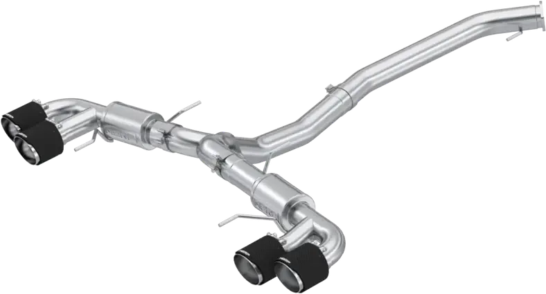 MBRP 3.5in Cat-Back Exhaust Dual Split Rear Quad Carbon Tips Nissan GT-R 2009-2025 | pS44073CF