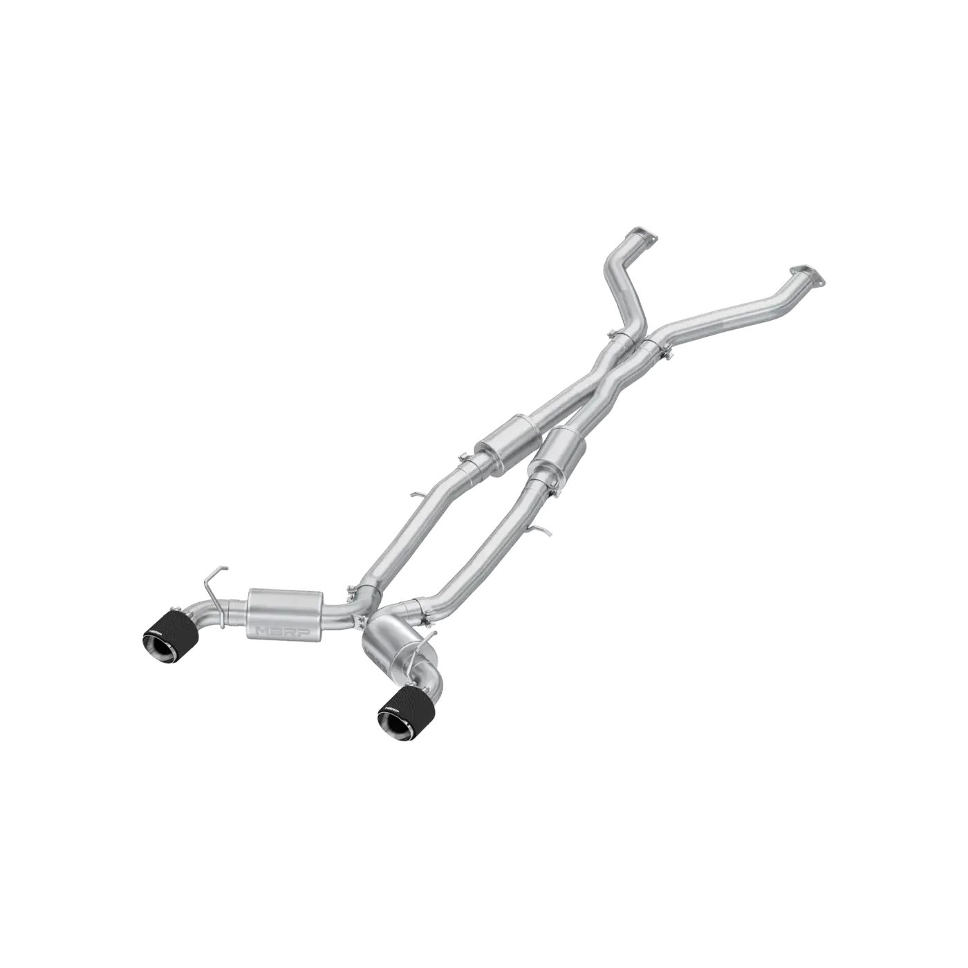 MBRP Armor Pro Cat Back Exhaust 3" Dual Exit w/ 5" Carbon Fiber Tips Nissan Z 2023-2026 | S44083CF