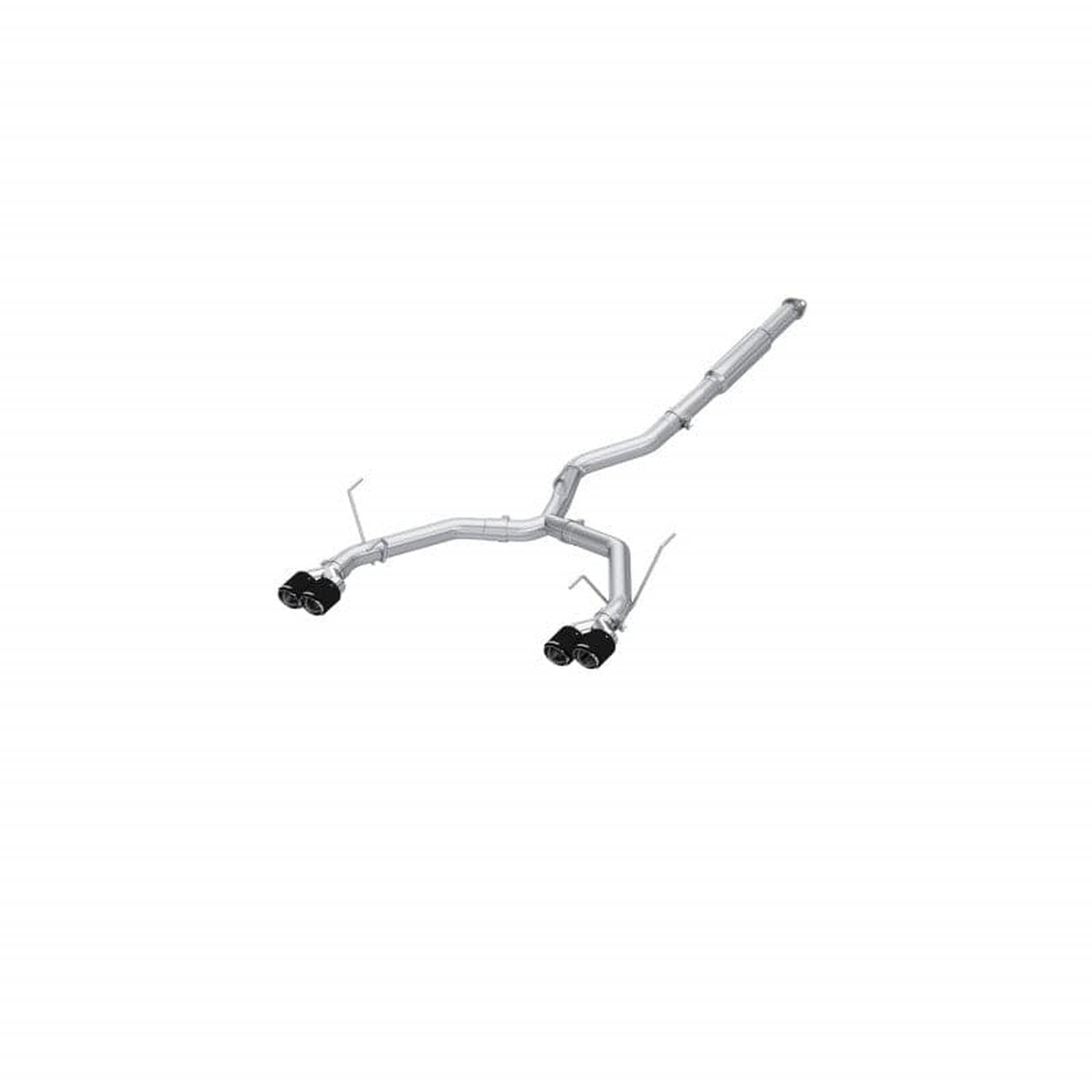 MBRP Cat Back Exhaust Carbon Fiber Tips Race Profile Subaru WRX 22-26 | S48083CF