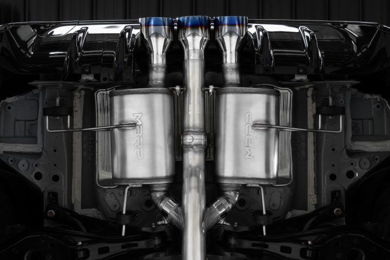 MBRP T304 SS 3in Cat-Back Exhaust Triple Center Outlet w/ Burnt Tips 23-25 Honda Civic Type R | S49023BE