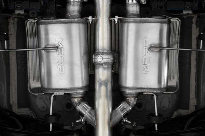 MBRP T304 SS 3in Cat-Back Exhaust Triple Center Outlet w/ Burnt Tips 23-25 Honda Civic Type R | S49023BE