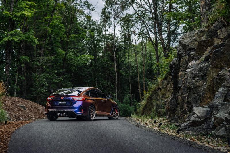 MBRP T304 SS 3in Cat-Back Exhaust Triple Center Outlet w/ Burnt Tips 23-25 Honda Civic Type R | S49023BE