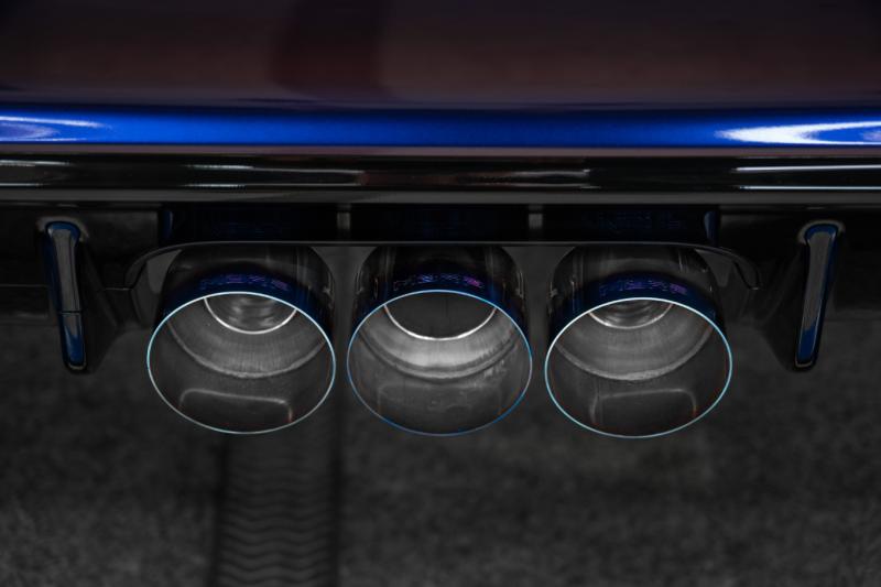 MBRP T304 SS 3in Cat-Back Exhaust Triple Center Outlet w/ Burnt Tips 23-25 Honda Civic Type R | S49023BE