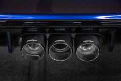 MBRP T304 SS 3in Cat-Back Exhaust Triple Center Outlet w/ Carbon Tips 23-25 Honda Civic Type R | S49023CF