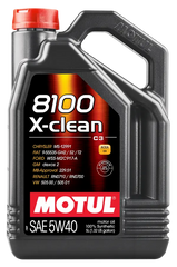 Motul 8100 X-CLEAN 5W40 Full Synthetic Engine Oil 5L | 114859