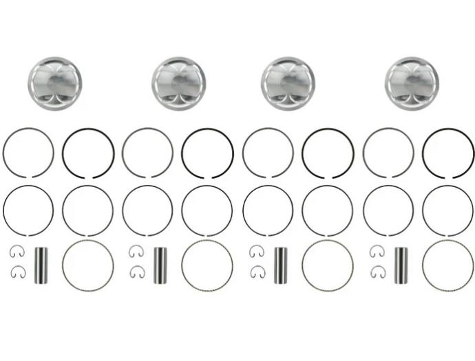Manley STD Stroke 99.75mm +.25mm Bore 9.8:1 Dish Piston Set w/ Rings Subaru WRX 06-14 / STI 04-21 | 612102C-4