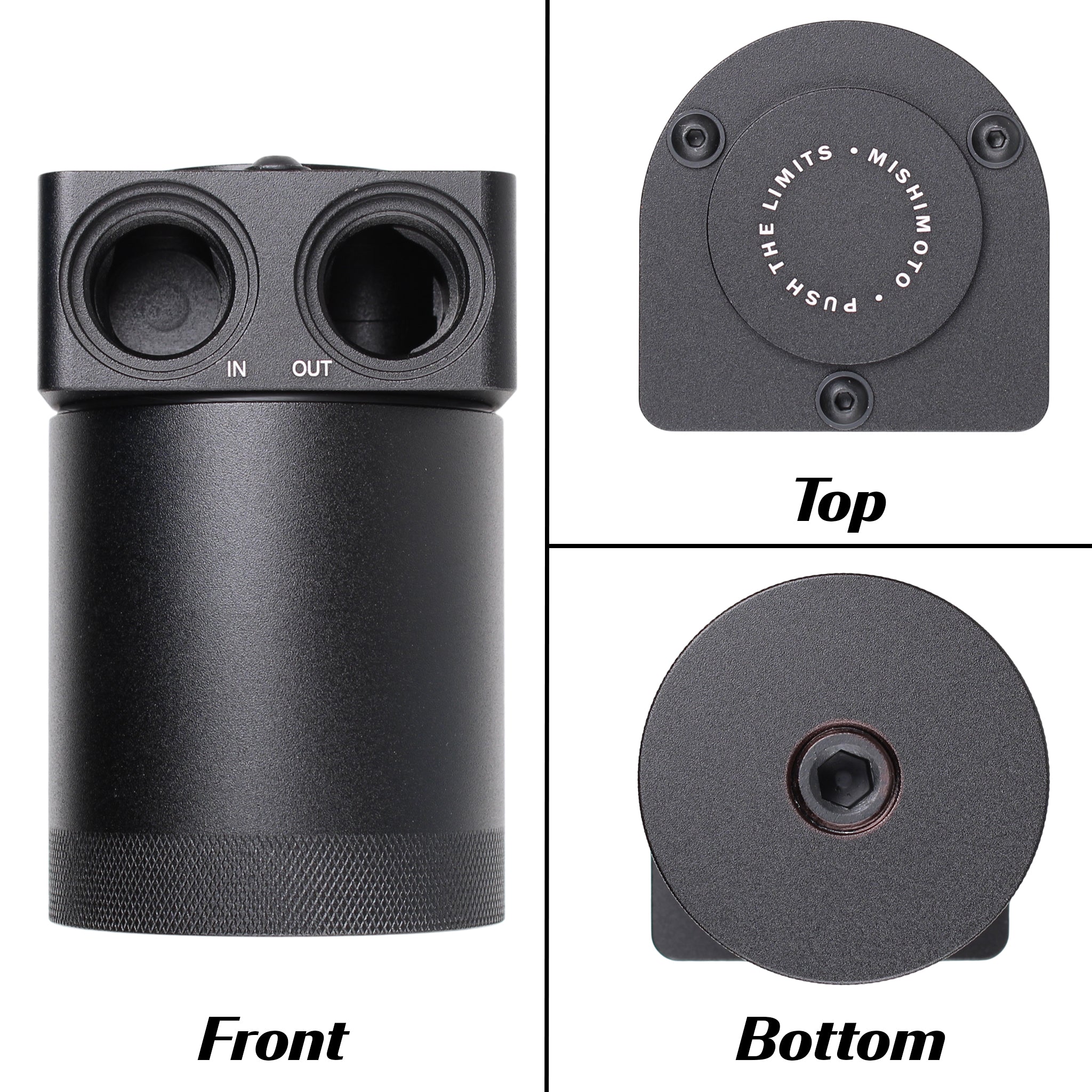 Mishimoto Baffled Oil Catch Can PCV Side Subaru WRX 22-25 | MMBCC-WRX-22P