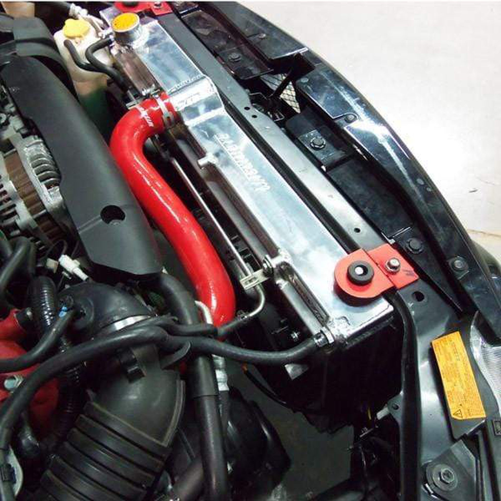 Mishimoto Red Aluminum Radiator Stay Subaru WRX 2008-2014 / STI 2008-2014 | MMRS-STI-08ARD