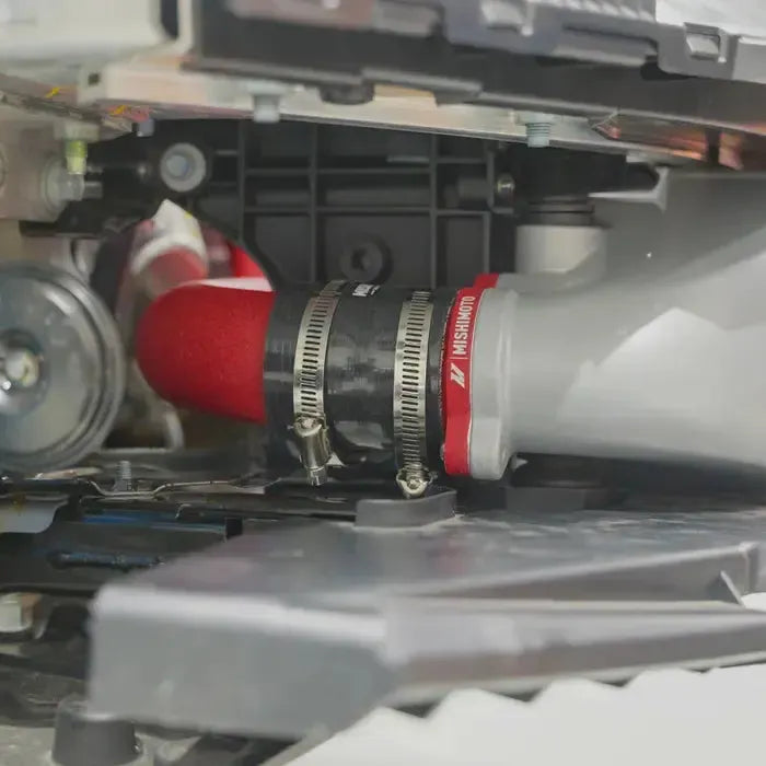 Mishimoto Intercooler Kit Silver Core / Red Pipes Honda Civic Si 2022-2026 | MMINT-CIV-22KSLWRD