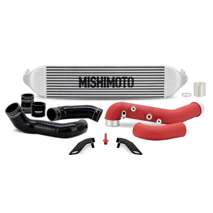 Mishimoto Intercooler Kit Silver Core w/ Red Pipes Honda Civic Type R 2023-2025 | MMINT-CTR-23KSLRD