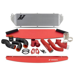 Mishimoto Intercooler & Pipe Kit Silver Core w/ Red Pipes Toyota GR Corolla 2023-2025 | MMINT-GRC-23KSLRD