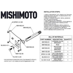 Mishimoto License Plate Relocation Kit Nissan Z 2023-2025 | MMLP-Z-23