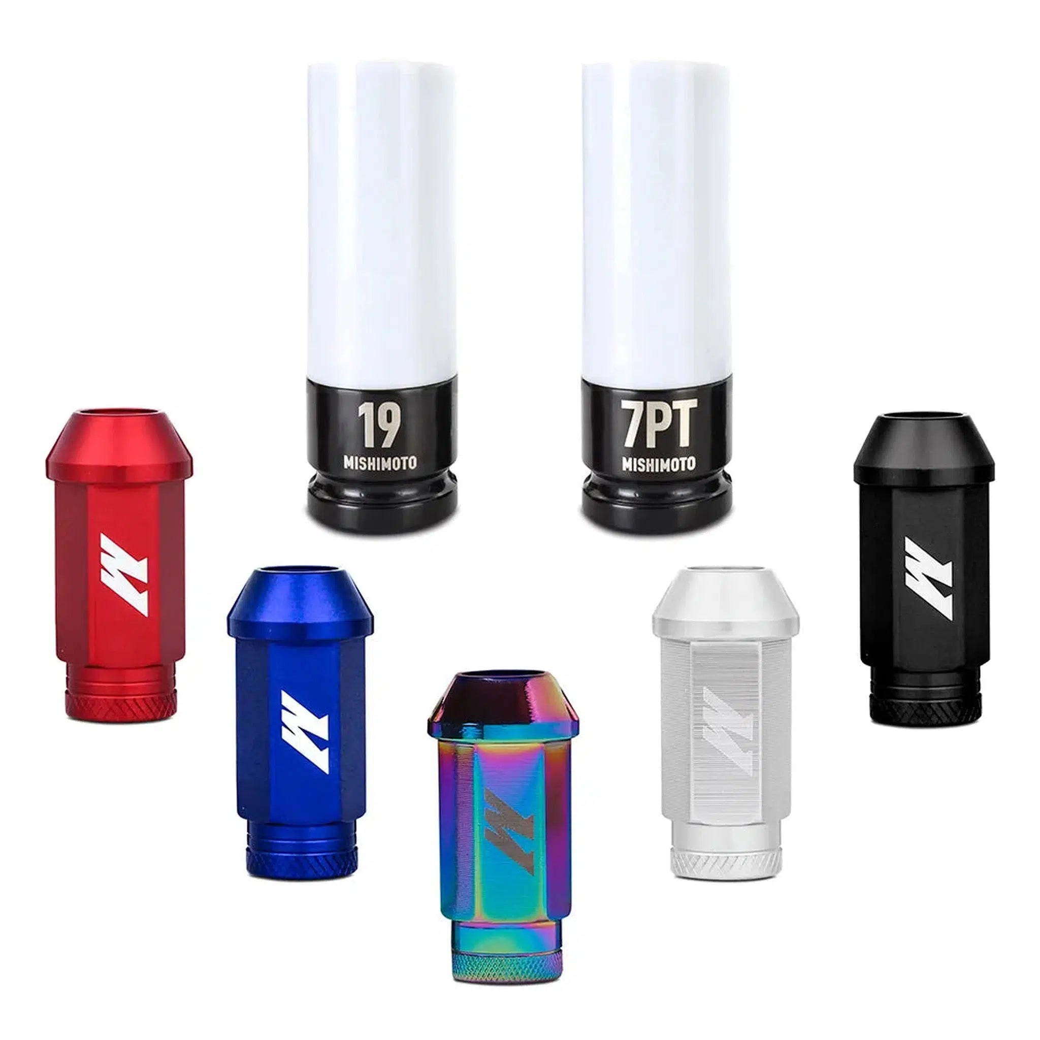 Mishimoto M12x1.5 Locking Lug Nuts 20 Piece Set | Black