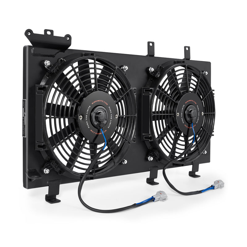Mishimoto PNP Aluminum Fan Shroud Kit Black Subaru WRX / STI 2002-2007 | MMFS-WRX-01PBK