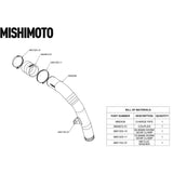 Mishimoto Performance Charge Pipe Kit Subaru WRX 2022-2024 - Wrinkle Red | MMICP-WRX-22WRD