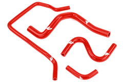 Mishimoto Red Silicone Ancillary Hoses Subaru STI 2004-2007 / WRX 2006-2007 | MMHOSE-SUB-ANC4RD