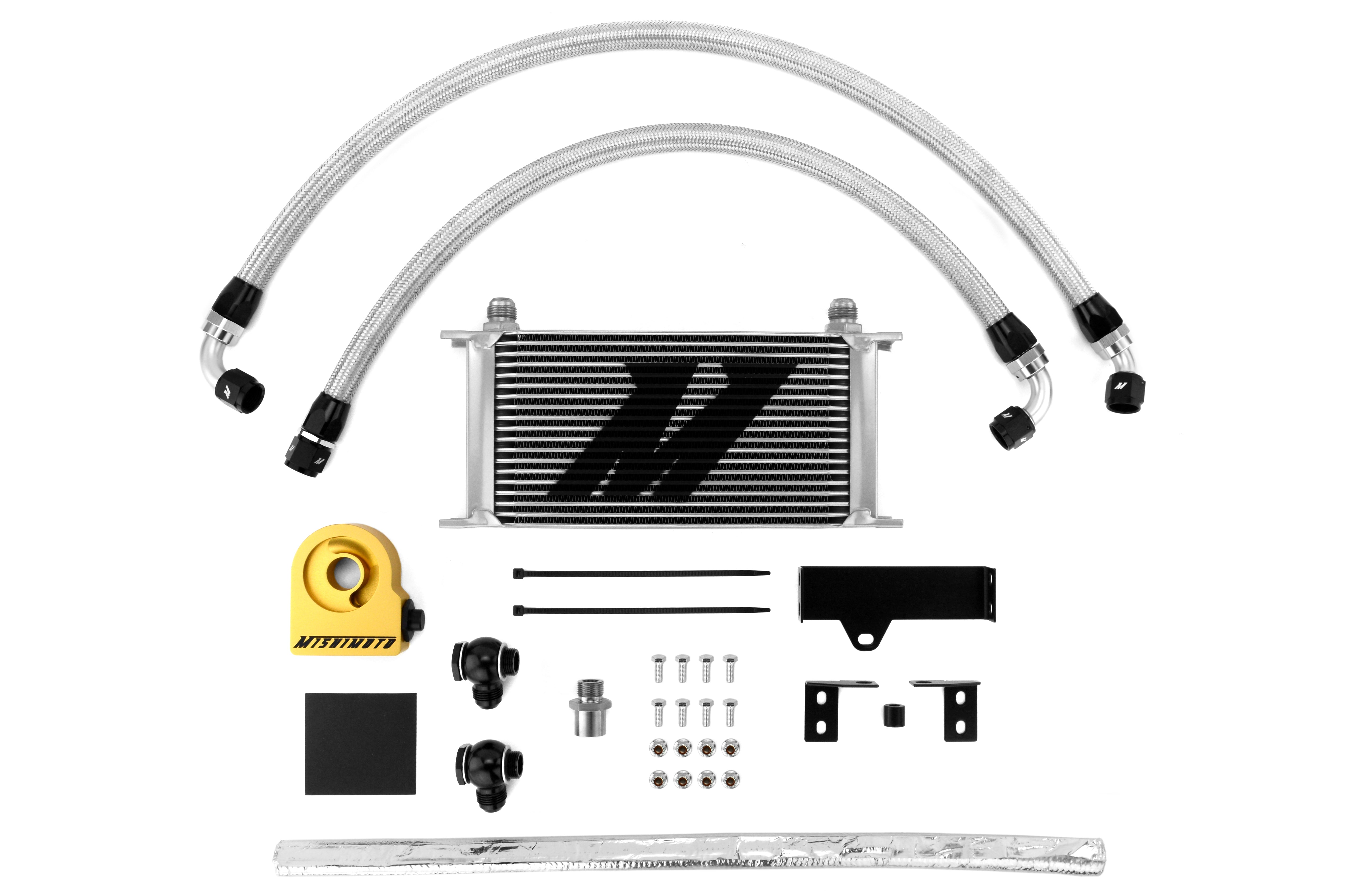 Mishimoto Thermostatic Oil Cooler Kit Silver Subaru WRX / STI 2006-2007 | MMOC-WRX-06T
