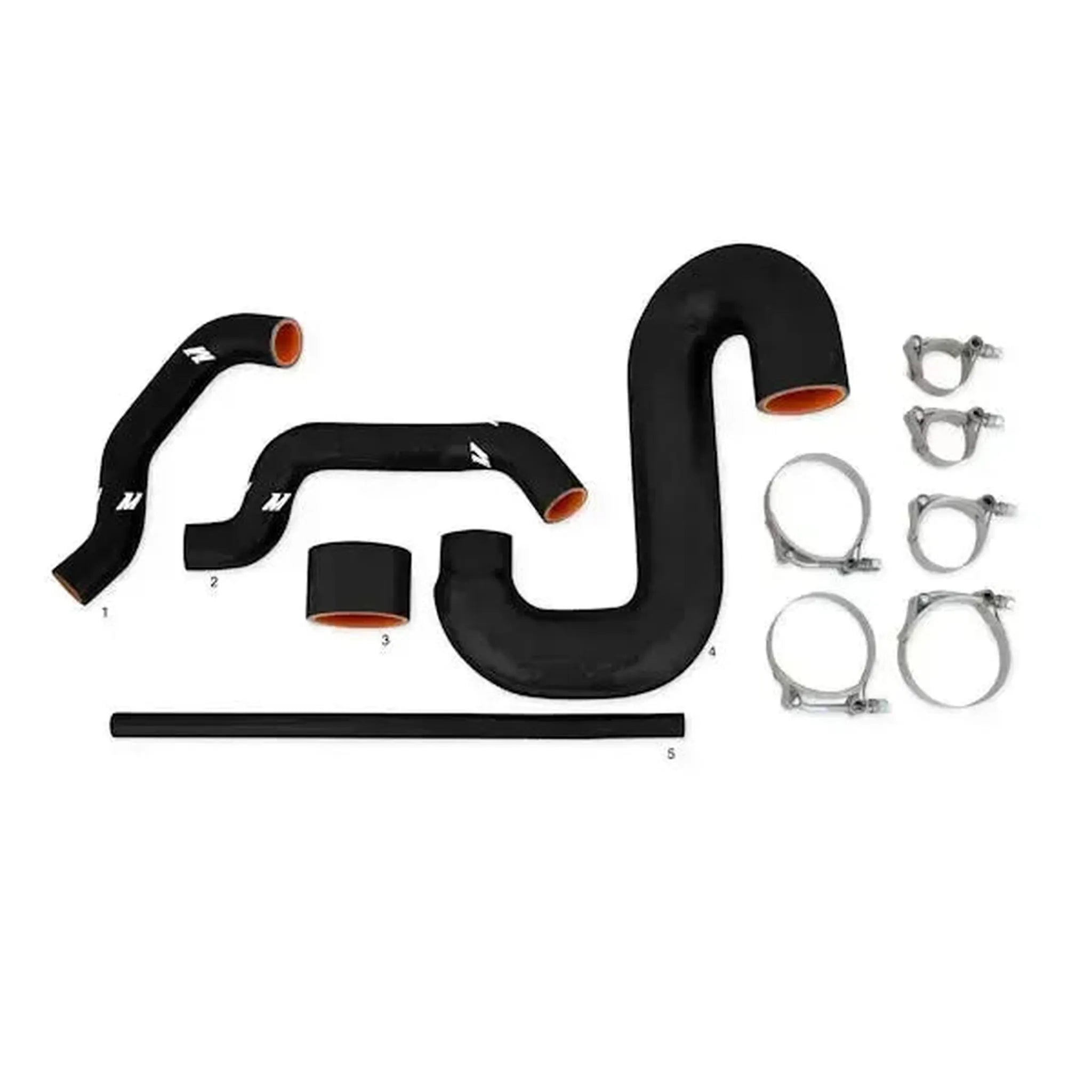 Mishimoto Top Mount Intercooler Kit Black & Black Hoses Subaru WRX / STI 2002-2007 | MMTMIC-WRX-01BKBK