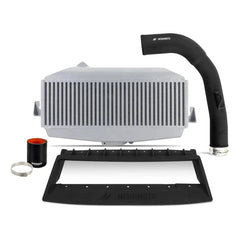 Mishimoto Top Mount Intercooler Kit Silver Core Black Pipes Subaru WRX 2022-2026 | MMTMIC-WRX-22KSLBK