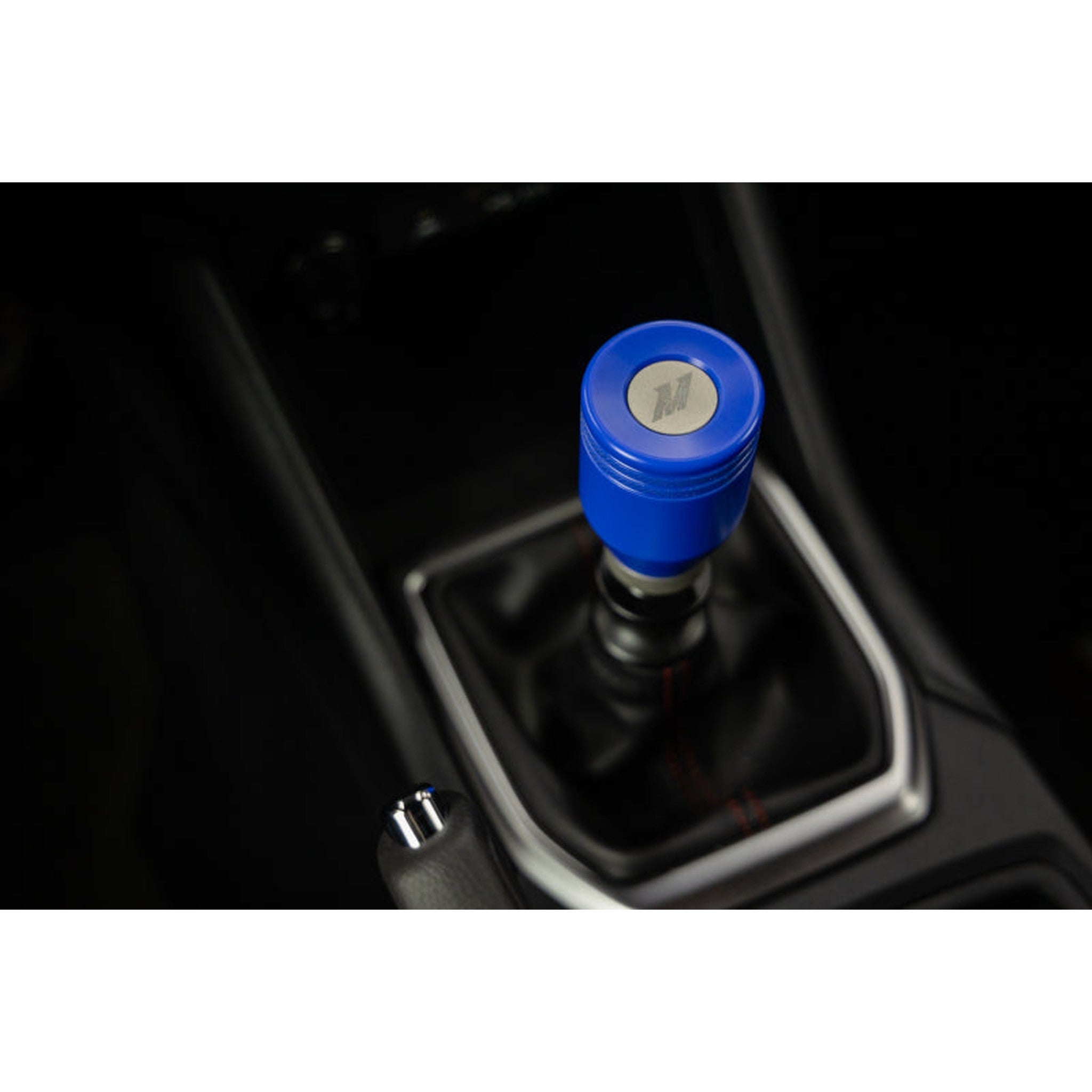 Mishimoto Weighted Shift Knob WRB w/ Silver Core Subaru WRX 2022-2026 | MMSK-WRX-22WRB