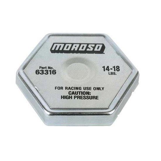 Moroso Racing Radiator Cap 14-18 PSI Low Pressure | 63316