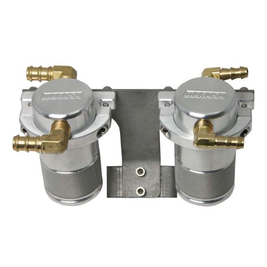 Moroso Small Body Air/Oil Separator Catch Can Subaru STI 2004-2007 / WRX 2006-2007 w/ FMIC | 85654