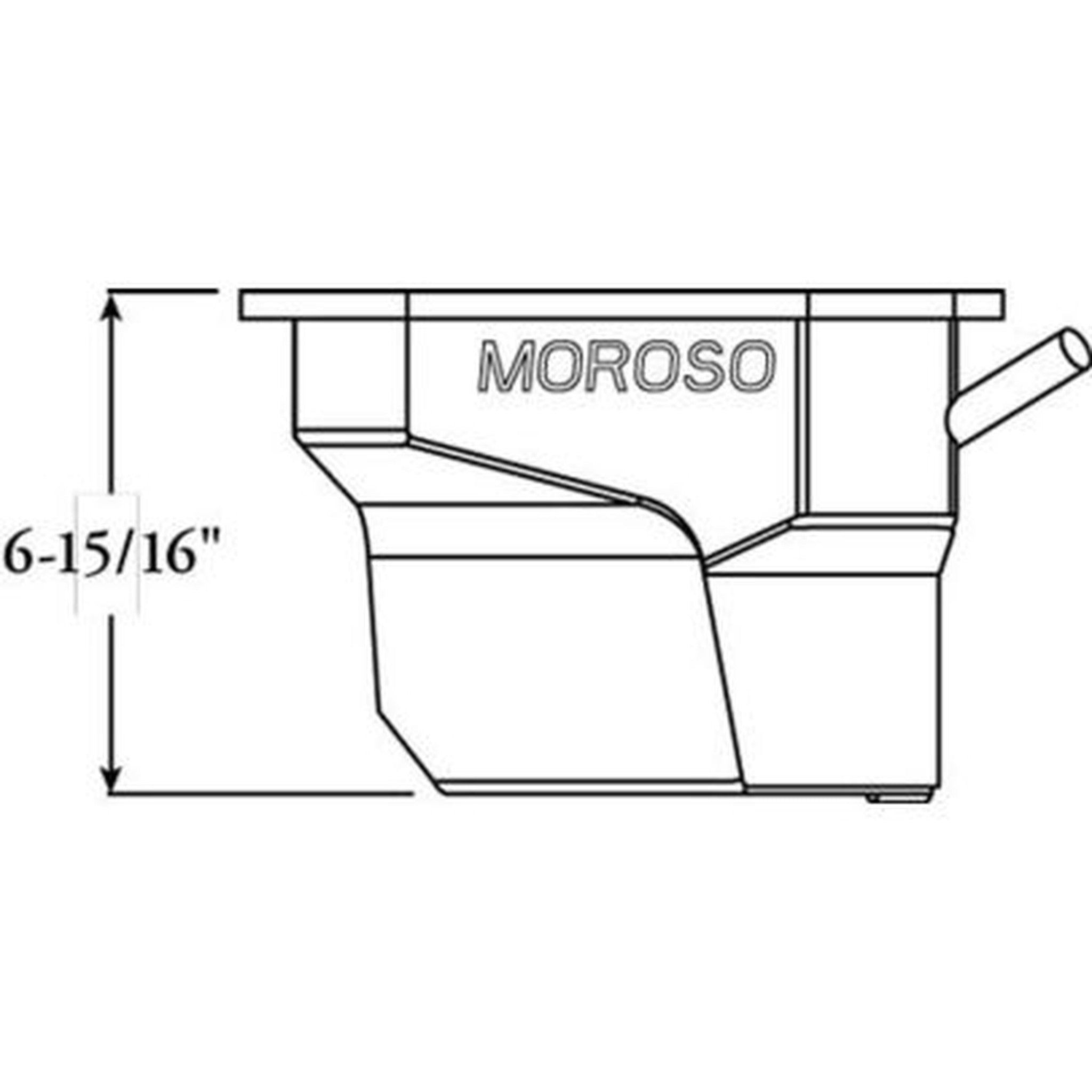 Moroso Subaru EJ20/EJ22/EJ25 Deep Wet Sump 6qt 6-15/16in Steel Oil Pan
