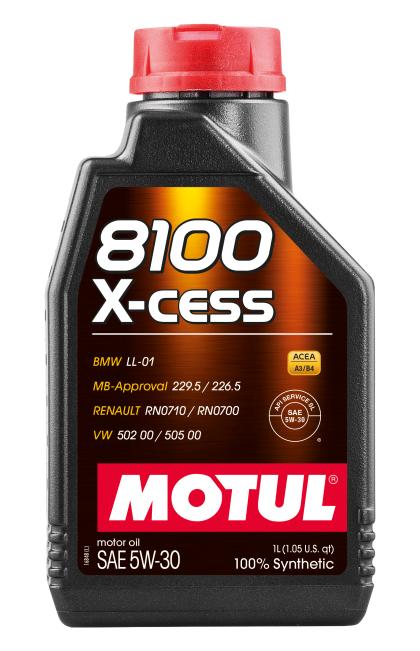 Motul 8100 X-CESS 5W-30 Engine Oil - 1L | 108944