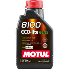 Motul Oil Change Kit 8100 0W20 ECO-LITE Gen3 Subaru Impreza 2.0L FB20 2012-2023