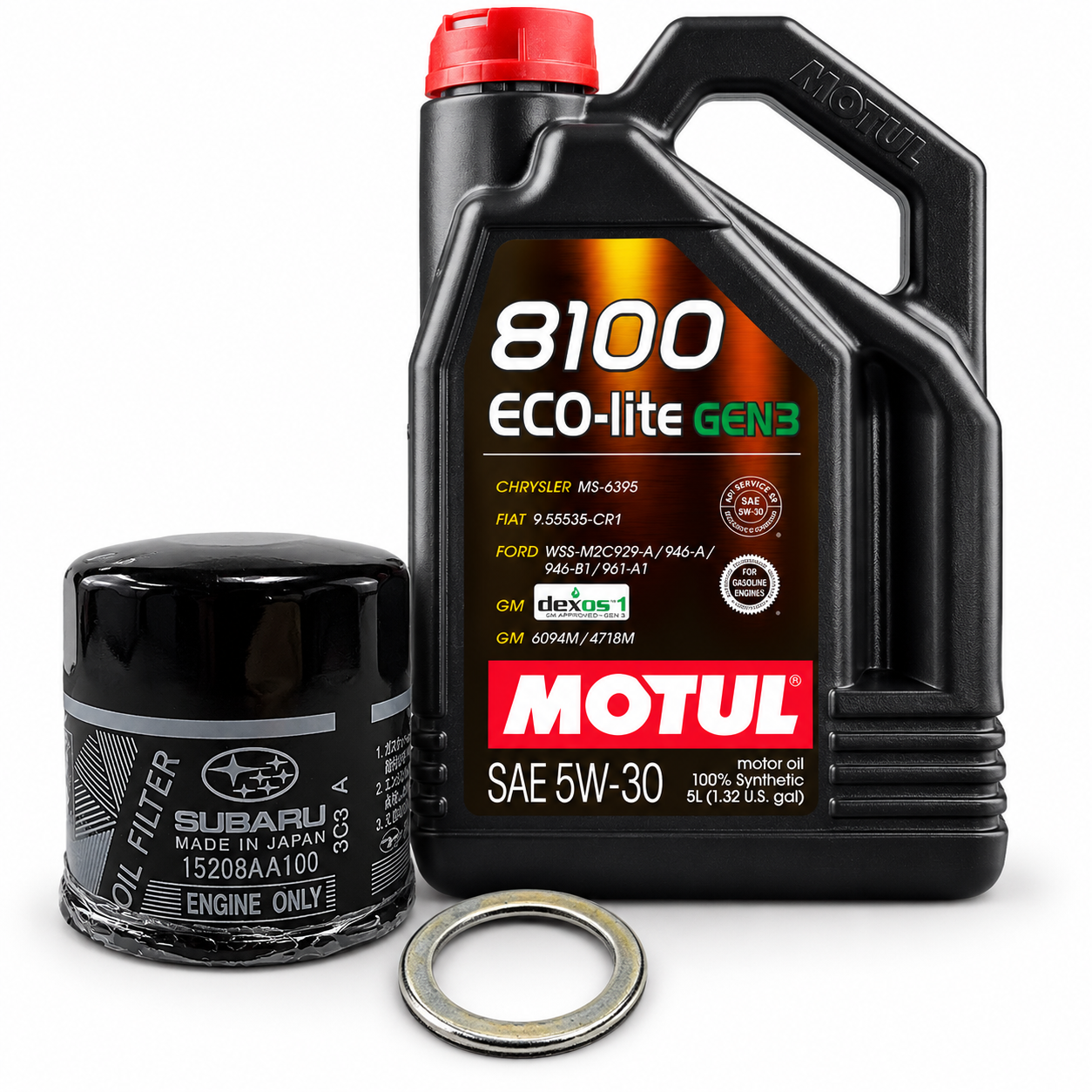 Motul Oil Change Kit 8100 ECO-LITE 5W-30 5L Subaru Baja 2003–2006 / Baja Turbo 2004–2006