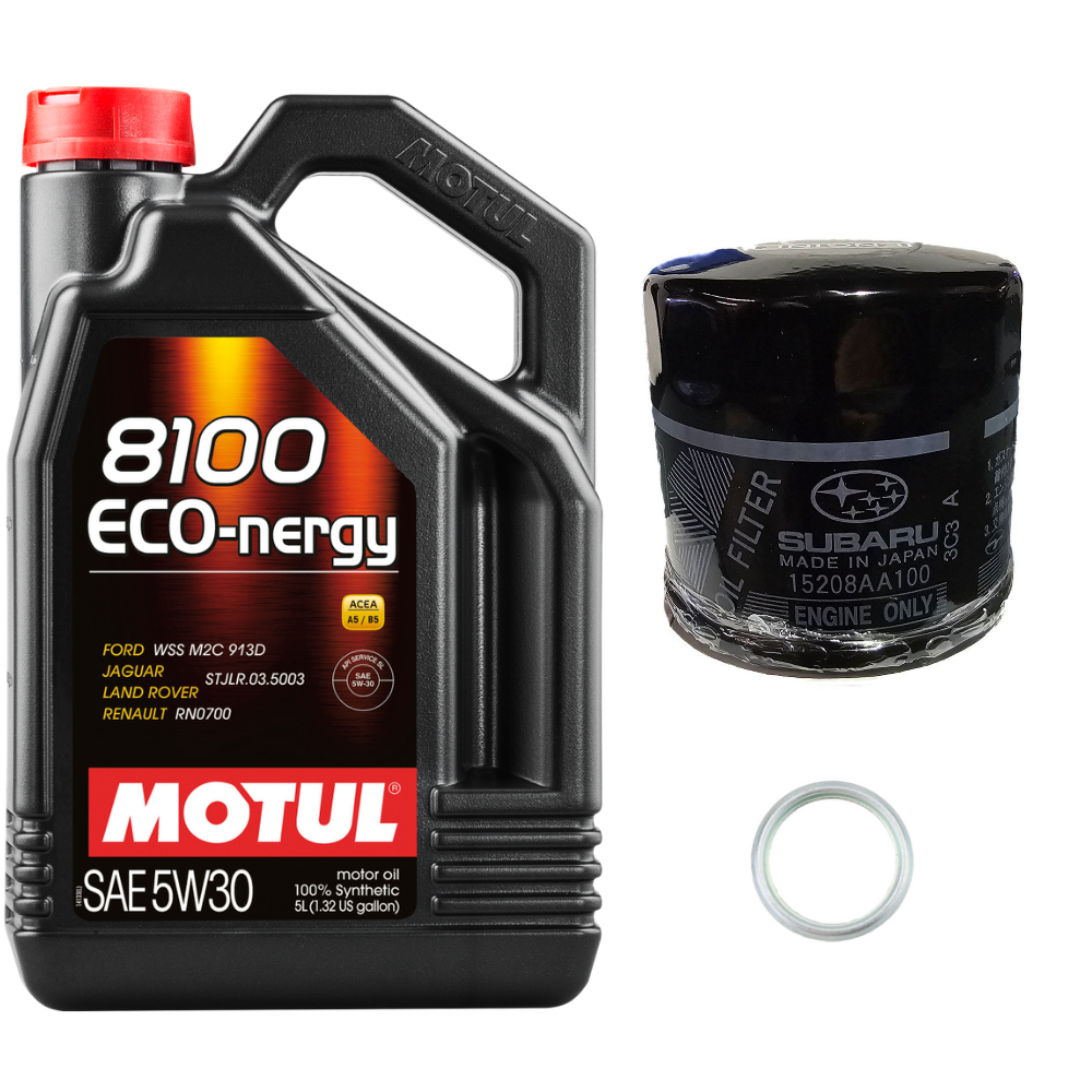 Motul Oil Change Kit 8100 ECO-NERGY 5W-30 Subaru Impreza 1999-2011