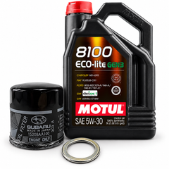 Motul Oil Change Kit 8100 ECO-LITE 5W-30 5L Subaru Legacy GT 2010–2012