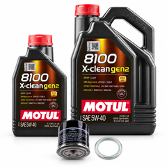 Motul Oil Change Kit 8100 X-CLEAN Gen 2 5W-40 6L Subaru BRZ 2013–2020