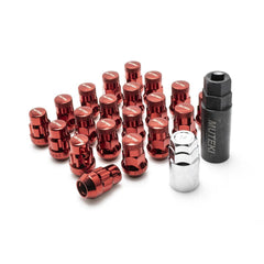 Muteki SR35 Closed-Ended Lug Nuts 12x1.25mm Red